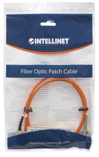 Intellinet Fiber optic patch cable LC-SC duplex 2m 50/125 OM2 multimode tīkla kabelis