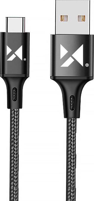Kabel USB Wozinsky USB-A - USB-C 2 m Czarny (5907769301179) 5907769301179 (5907769301179) USB kabelis