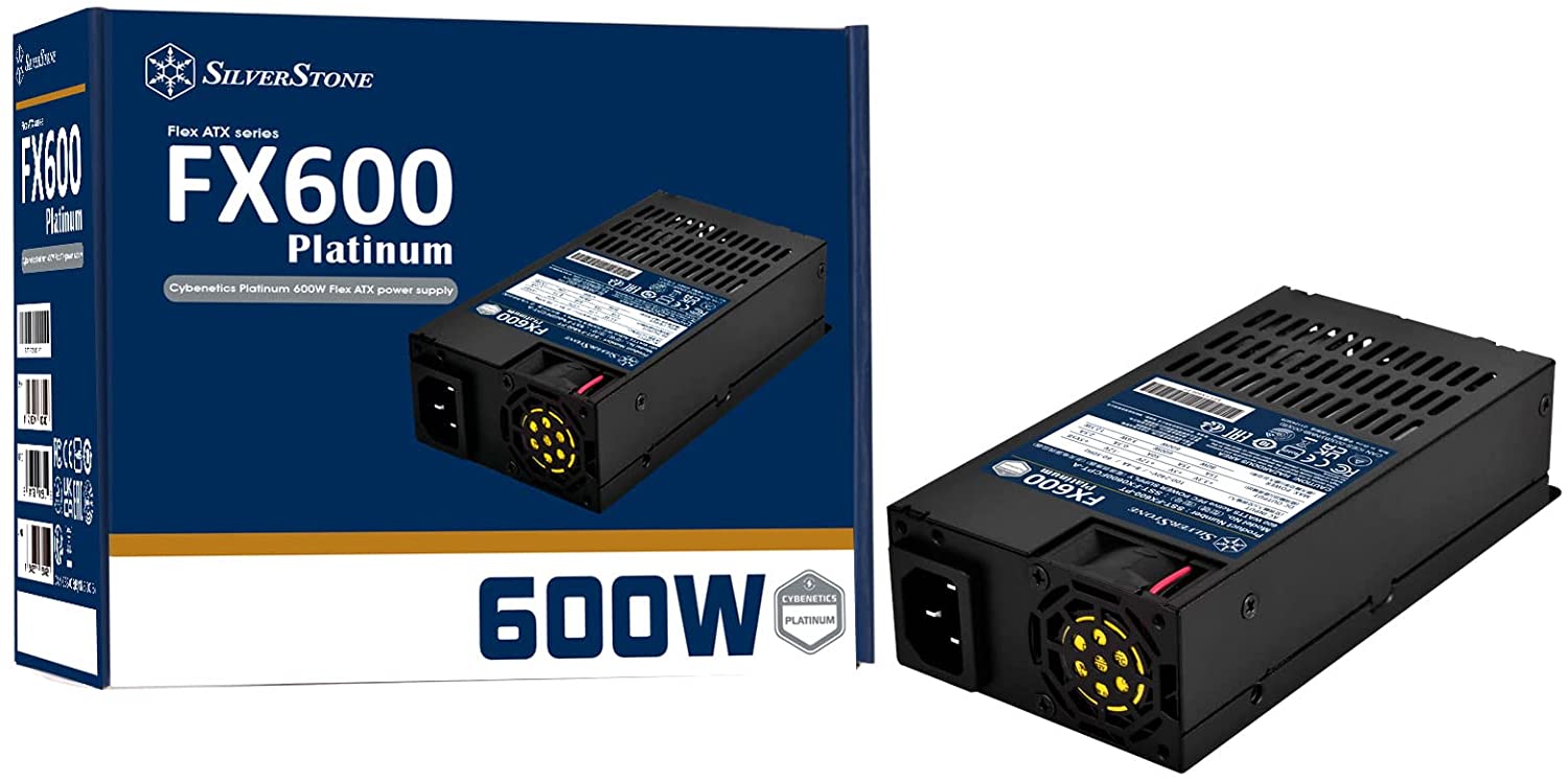 SilverStone SST-FX600-PT, PC power supply (black, 2x PCIe, 600 Watt) Barošanas bloks, PSU