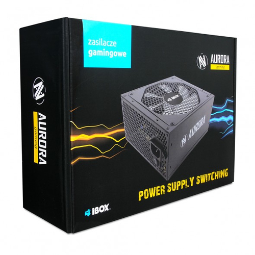 iBOX Aurora 600W 14Fan gaming box Barošanas bloks, PSU