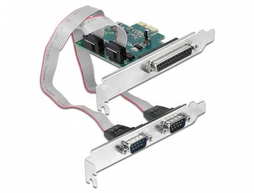 DeLOCK 90413 interface cards/adapter Parallel, RS-232 Internal aksesuārs datorkorpusiem