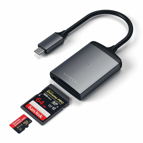 Czytnik Satechi USB-C (ST-TCU3CRM) karšu lasītājs