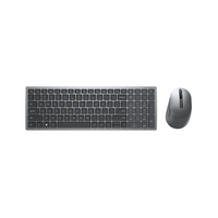 Dell Wireless Keyboard and Mouse KM7120W - keyboard and mouse set - French - titan gray klaviatūra