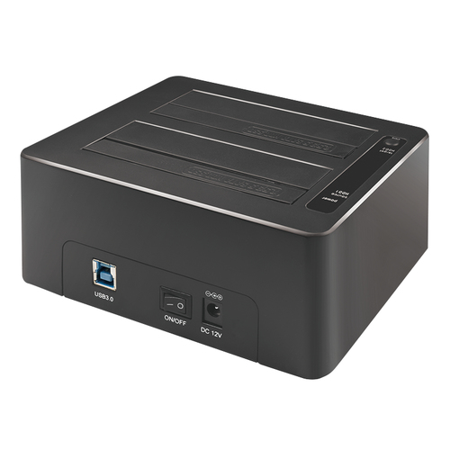 USB 3.0, 2-bay docking station for 2.5/3.5' HD cietā diska korpuss