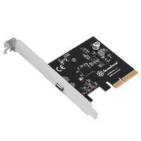 Silverstone ECU06, USB-Typ-C 3.2 Gen 2x2 Schnittstellenkarte - PCIe karte