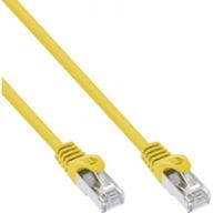 InLine Patchcord F/UTP,  Cat.5e,   zolty,  3m (71503Y) tīkla kabelis