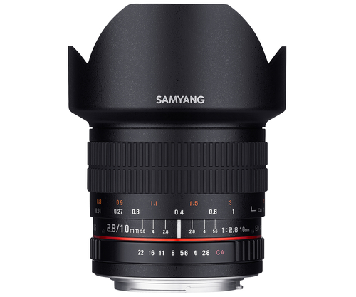 Samyang 10mm F2.8 Canon Black F1120401101 foto objektīvs