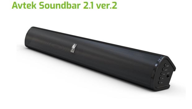 AVTEK SOUNDBAR 2.1 ver. 2 pārnēsājamais skaļrunis