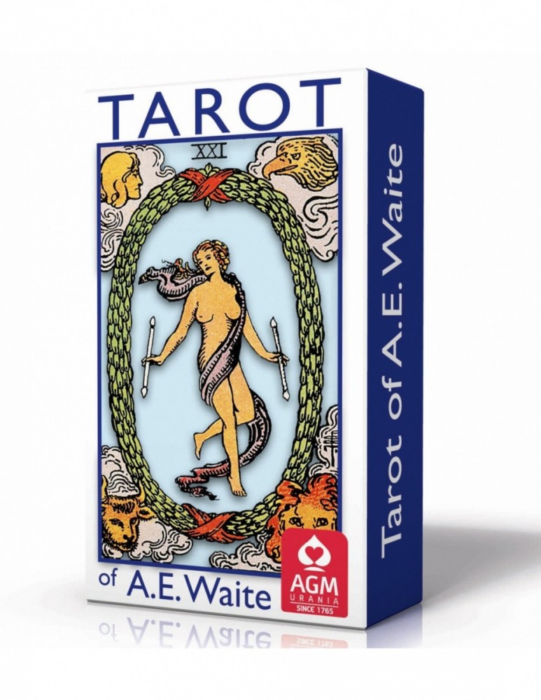 Cartamundi Karty Tarot A E Waite Pocket Tarot Blue galda spēle