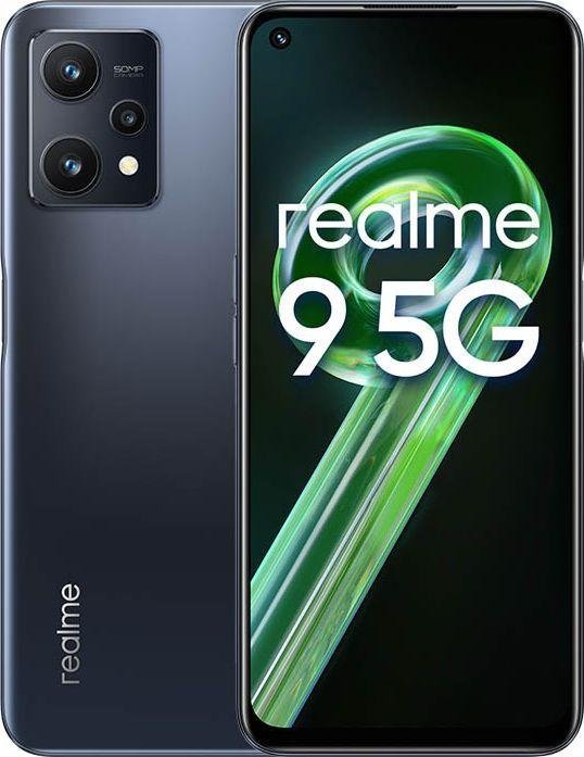 Smartfon Realme 9 5G 4/64GB Dual SIM Czarny  (RMX3388B) RMX3388B (6941399075528) Mobilais Telefons