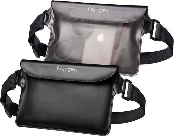 Spigen Universal Waterproof Waist Bag black/black 2 pcs universal waterproof waist bag AMP04531