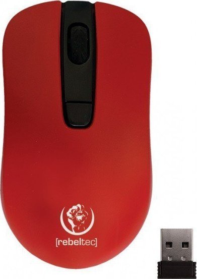 Optical wireless mouse Rebeltec STAR red Datora pele