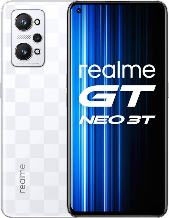 Smartfon Realme GT Neo 3T 5G 8/128GB Dual SIM Bialy 11640912 (6941399085923) Mobilais Telefons