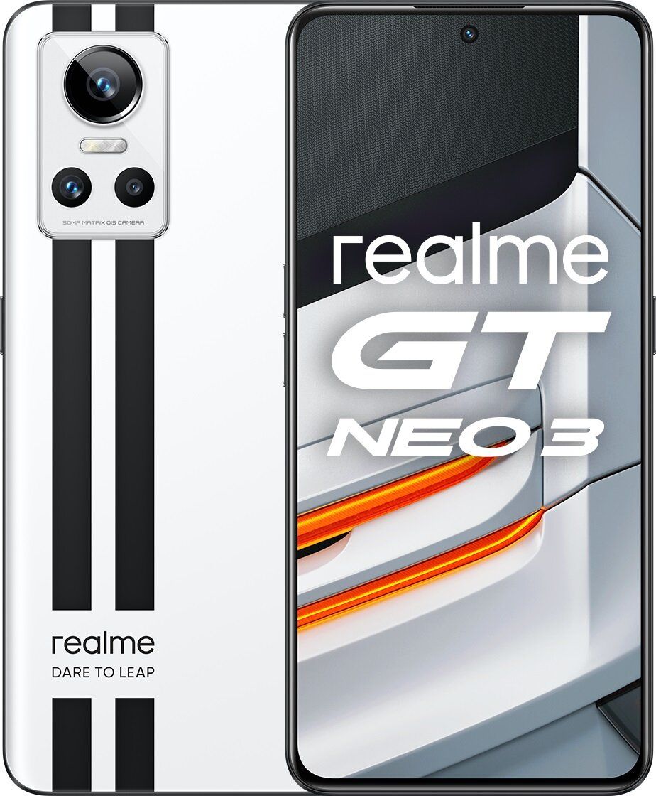 Realme GT Neo 3 12GB/256GB Sprint White Mobilais Telefons