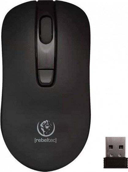 Optical wireless mouse Rebeltec STAR black Datora pele