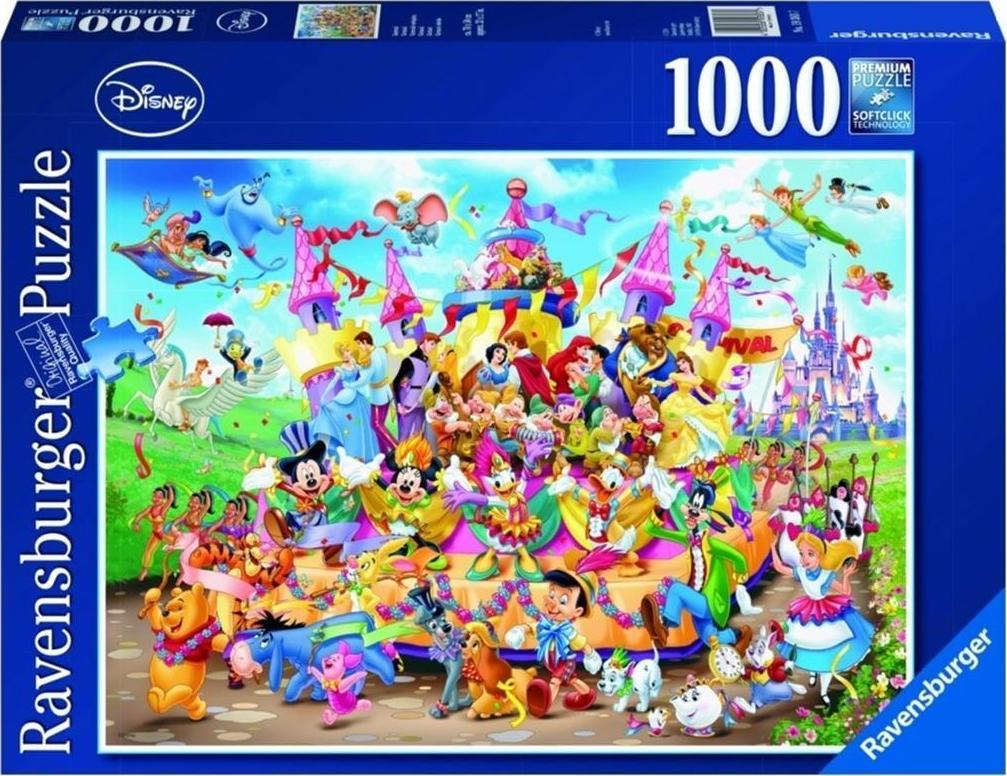 Ravensburger Puzzle 1000 Swiat Disney 405457 (4005556167340) puzle, puzzle