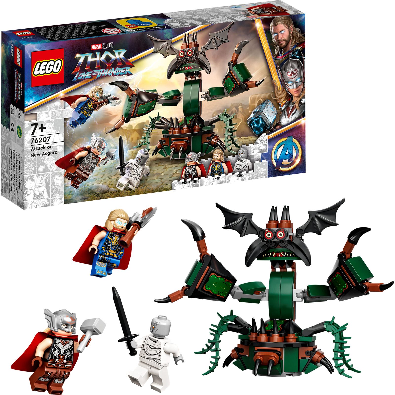 LEGO SH Marvel 76207 Attack on New Asgard LEGO konstruktors