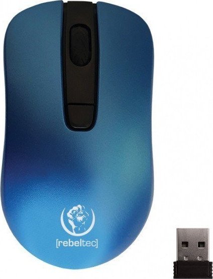 Optical wireless mouse Rebeltec STAR blue Datora pele