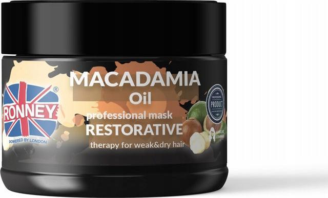 Ronney Macadamia Oil Professional Mask Restorative wzmacniajaca maska do wlosow suchych i oslabionych 300ml 5060589155701 (5060589155701)