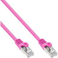 InLine Patchcord SF/UTP, Cat.5e,  rozowy 3m (72503M) tīkla kabelis