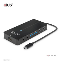 Club3D USB-7-in1-HUB USB-C > 2xHDMI/2xUSB/USB-C/RJ45 100W retail USB centrmezgli