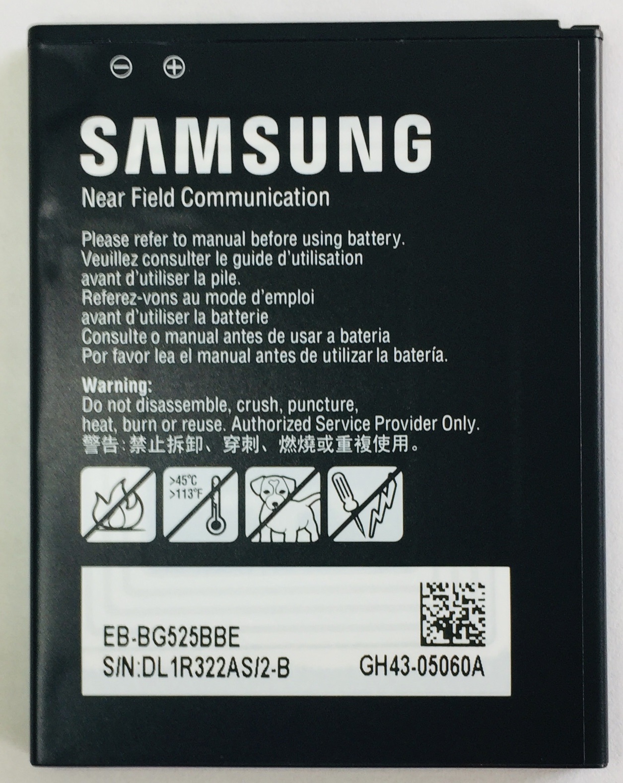 Samsung Galaxy Xcover 5 SM-G525F original battery EB-BG525BBE 3000mAh, blister aksesuārs mobilajiem telefoniem