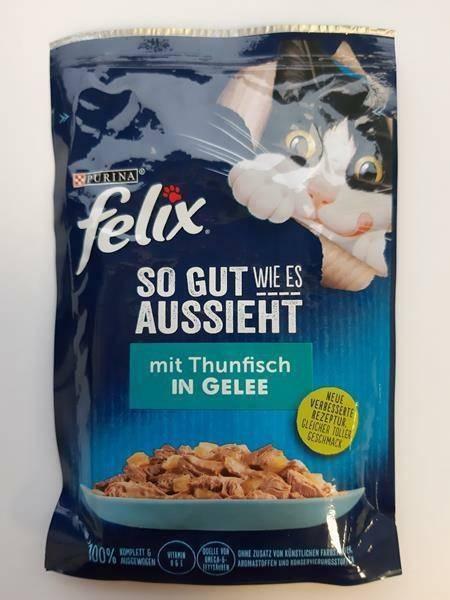 Felix FELIX DE 85g sasz.SO GUT TUNCZYK /24 VAT015079 (7613036894784) kaķu barība