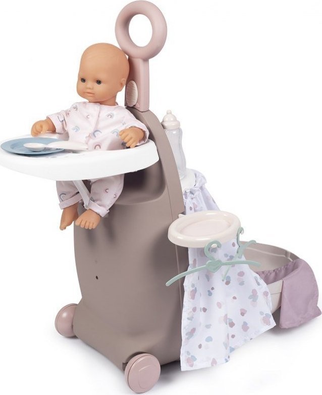 Smoby Baby Nurse Multifunctional Suitcase with a cot for a doll bērnu rotaļlieta