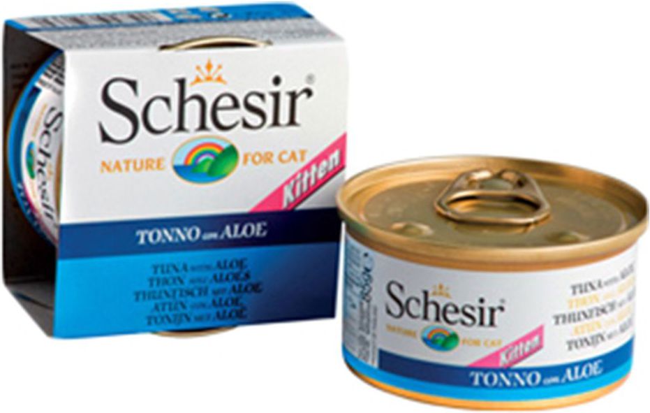 Schesir Schesir Junior Losos i aloes w galaretce - 150g VAT000573 (8005852712622) barība suņiem