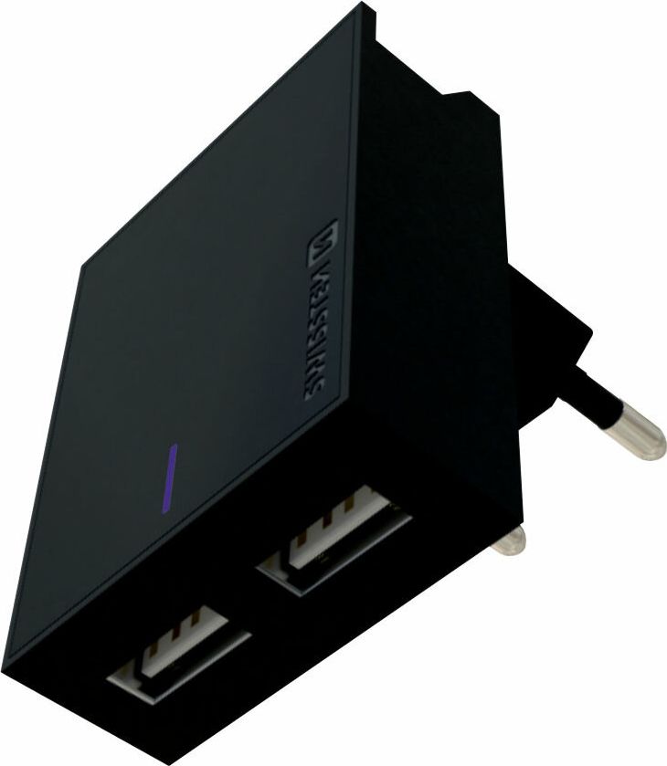 Ladowarka Swissten 2x USB-A 3 A (22048000) 22048000 (8595217463325) iekārtas lādētājs