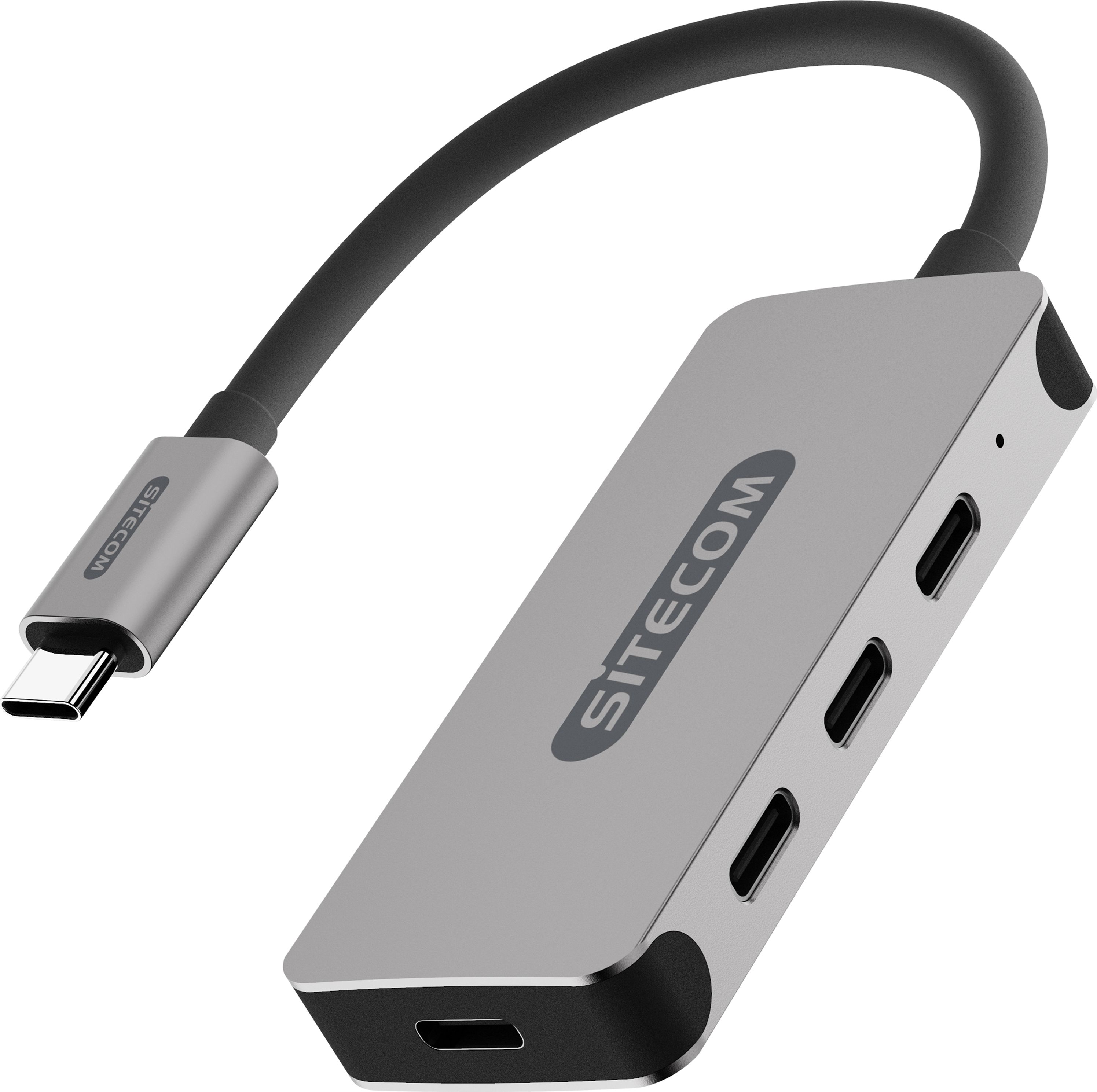 HUB USB Sitecom CN-385 4x USB-C  + 3.1 Gen1 (001909780000) 001909780000 (8716502030804) USB centrmezgli
