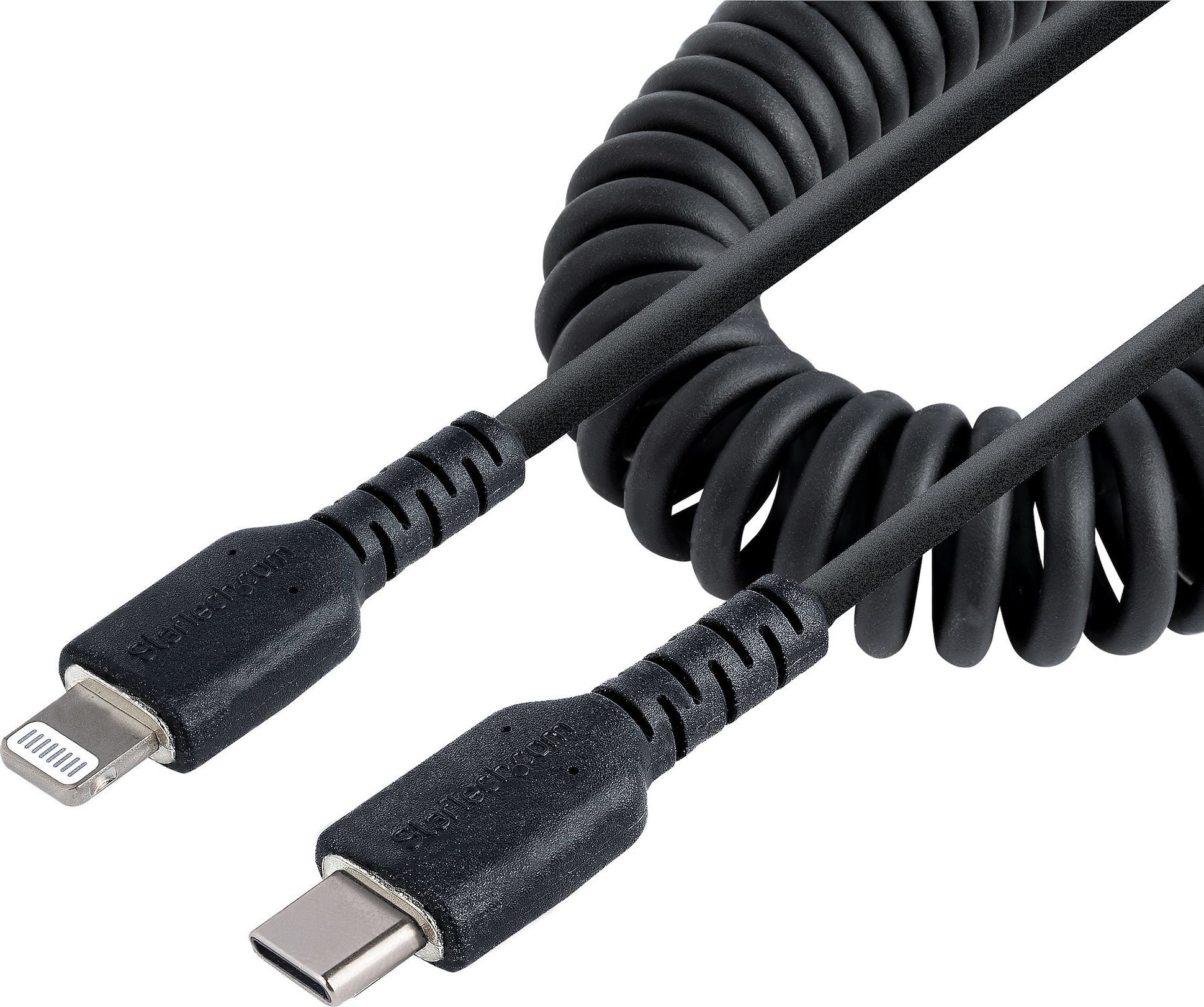 1m USB C auf Lightning Kabel, spiralkabel, MFi-zertifiziert, Schnellladekabel... adapteris