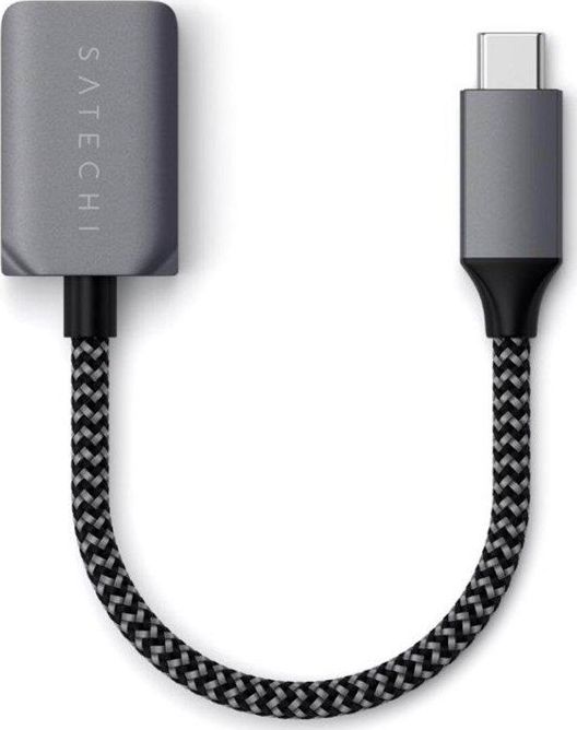 Satechi USB-C to USB-A Adapter Space  Grey ST-UCATCM, USB C, USB A,  879961008857