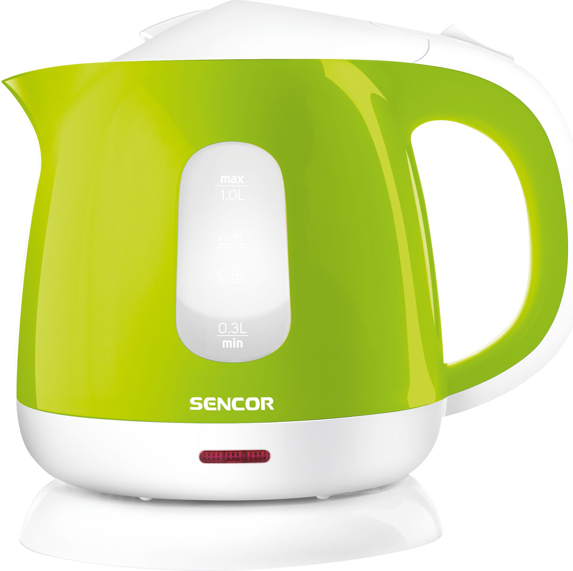 Sencor SWK 1011GR electric kettle 1 L 1100 W Green Elektriskā Tējkanna