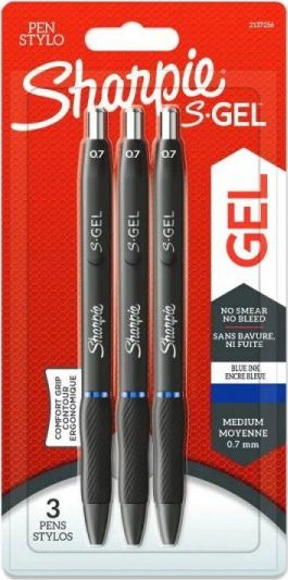 Gel Pen Sharpie S Gel Blue - 3 pcs.