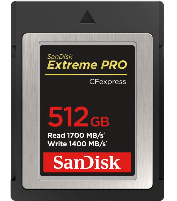 Karta SanDisk Extreme PRO CFexpress 512 GB  (001864870000) 001864870000 (0619659180881) atmiņas karte