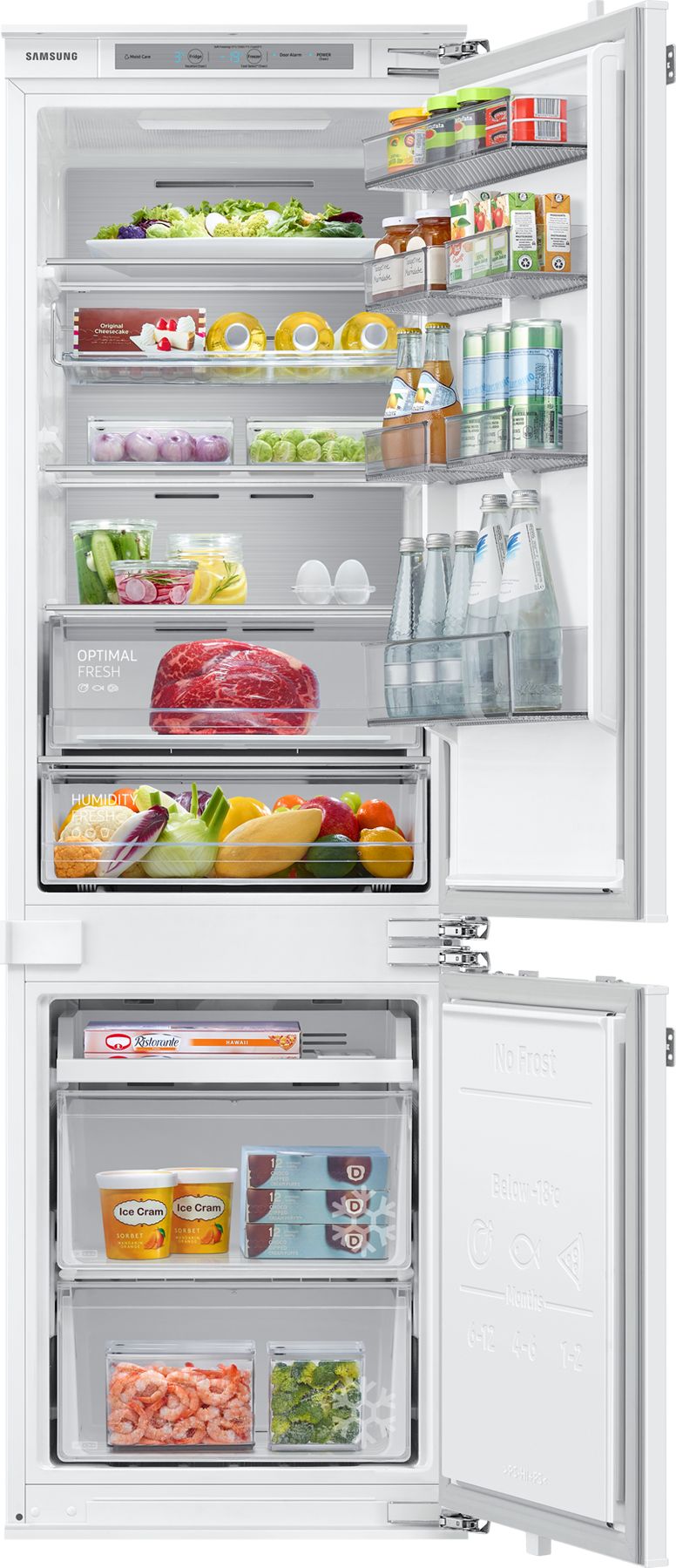 Lodowka Samsung BRB26715DWW Iebūvējamais ledusskapis