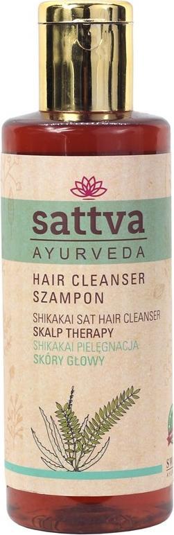 Sattva SATTVA_Ayurveda Hair Cleanser Shampoo szampon do wlosow chroniacy przed utrata wilgotnosci Shikakai 210ml 5903794180512 (590379418051 Matu šampūns