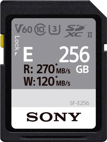 Karta Sony SF-E SDXC 256 GB Class 10 UHS-II/U3 V30 (SF-E256) atmiņas karte