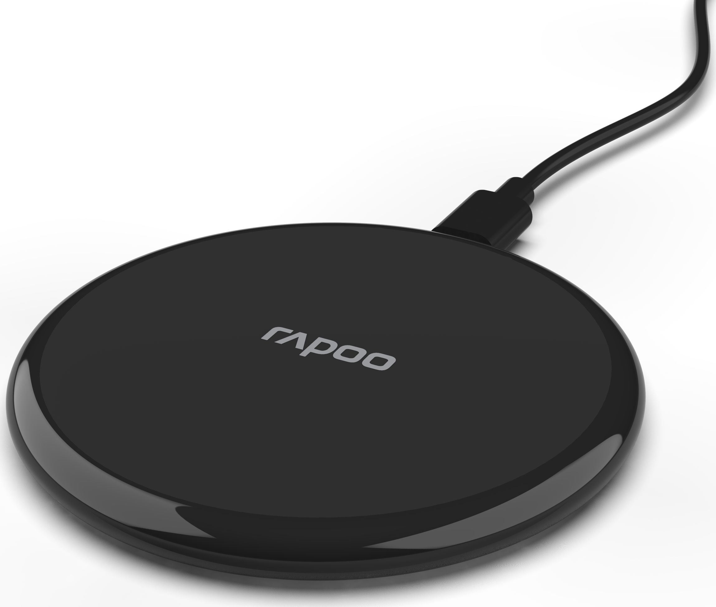 Rapoo XC105 black Wireless QI Charger iekārtas lādētājs