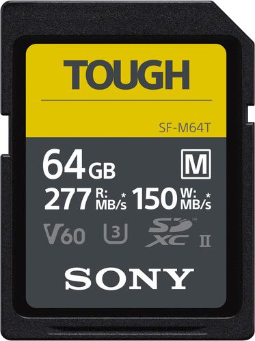 Karta Sony SF-M Tough SDXC 64 GB Class 10 UHS-II U3 V60 (SFM64T/T1) atmiņas karte