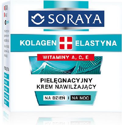 Soraya Kolagen Elastyna Pielegnacyjny Krem nawilzajacy na dzien i noc 50ml 0651090080 (5901045053653) kosmētika ķermenim