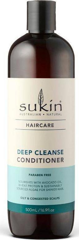 Sukin SUKIN, Deep Cleansing Odzywka gleboko oczyszczajaca wlosy, 500 ml SUK00019 (9327693010019)