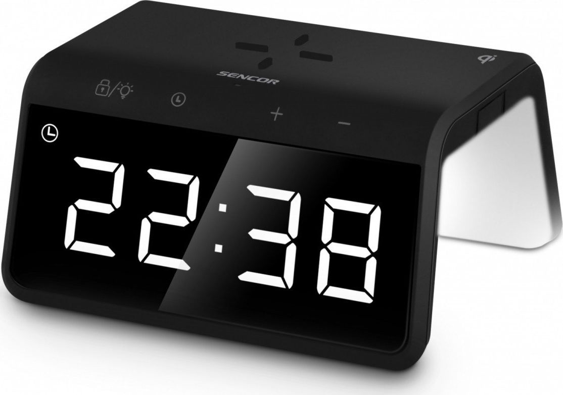 Sencor Digital clock with alarm clock and SDC 7900QI wireless charger radio, radiopulksteņi