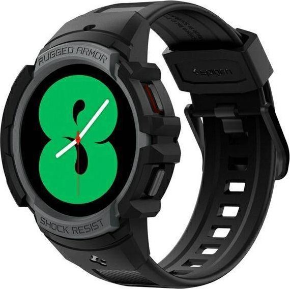 Spigen Pasek Spigen Rugged Armor Pro Samsung Galaxy Watch 4 44mm Charcoal Gray SPN2283GRY (8809811868173)