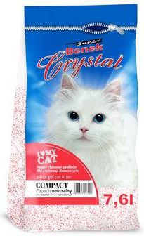 Cat litter Super Benek Crystal Compact - Star Dust Natural 7.6 l piederumi kaķiem