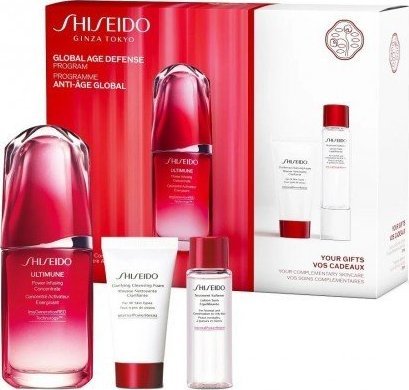 Shiseido SHISEIDO SET (ULTIMUNE POWER INFUSING CONCENTRATE 50ML+ CLARIFYING CLEANSING FOAM 30ML+ TREATMENT SOFTENER 30ML) 3423222069162 (342