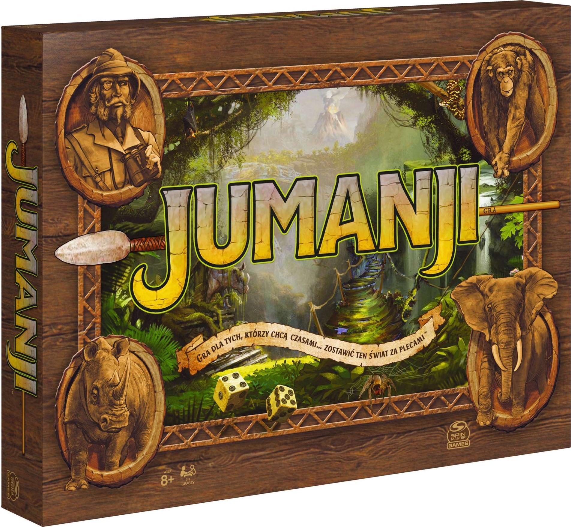 Spin Master Jumanji Board Game (poļu valodā) galda spēle