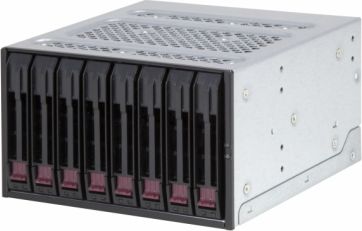 Super Micro Supermicro Mobile Rack M28SACB-OEM - Gehäuse für Speicherlaufwerke - 6,4 cm (2.5) - Schwarz (CSE-M28SACB-OEM) 672042156801 piederumi cietajiem diskiem HDD