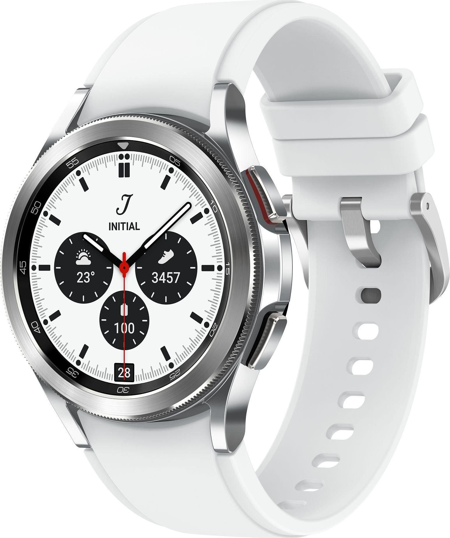 Samsung Galaxy Watch 4 Classic Silver 42mm Viedais pulkstenis, smartwatch